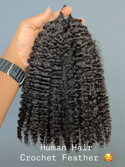 3b3c human hair crochet
